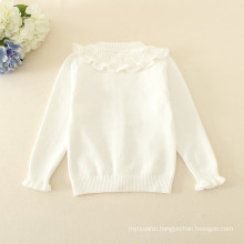 Cardigans multi-colour color crew neck long sleeves latest sweater designs for girls with flowers pattern